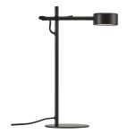 Nordlux Lampada Da Tavolo LED Clyde Nero 5.5W 350lm 120D - 827 Bianco Molto Caldo | A 3 Livelli Dimmerabile