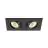 SLV New Tria 155 Faretti Aluminium Nero Piazza 14W 610lm 38D - 927 Bianco Molto Caldo | Miglior Resa Cromatica - Dimmerabile 