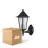 Confezione Multipack 4x D'Lite Luce Da Parete Helora Nero | IP44 - Adatto per 1x E27