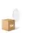 Confezione Multipack 5x Ledvance Surface Circolare 250 Bianca 13W 960lm - 840 Bianco Freddo | IP44 -  con Sensor