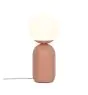 Nordlux Lampada Da Tavolo Notti Metallo e Vetro Marrone | Adatto per 1x E14