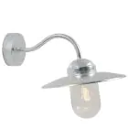 Nordlux Luxembourg Luce Da Parete Acciaio e Vetro Grigio - Zona costiera | IP54 - Adatto per E27
